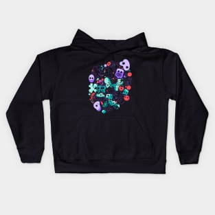 Neon Doodles Kids Hoodie